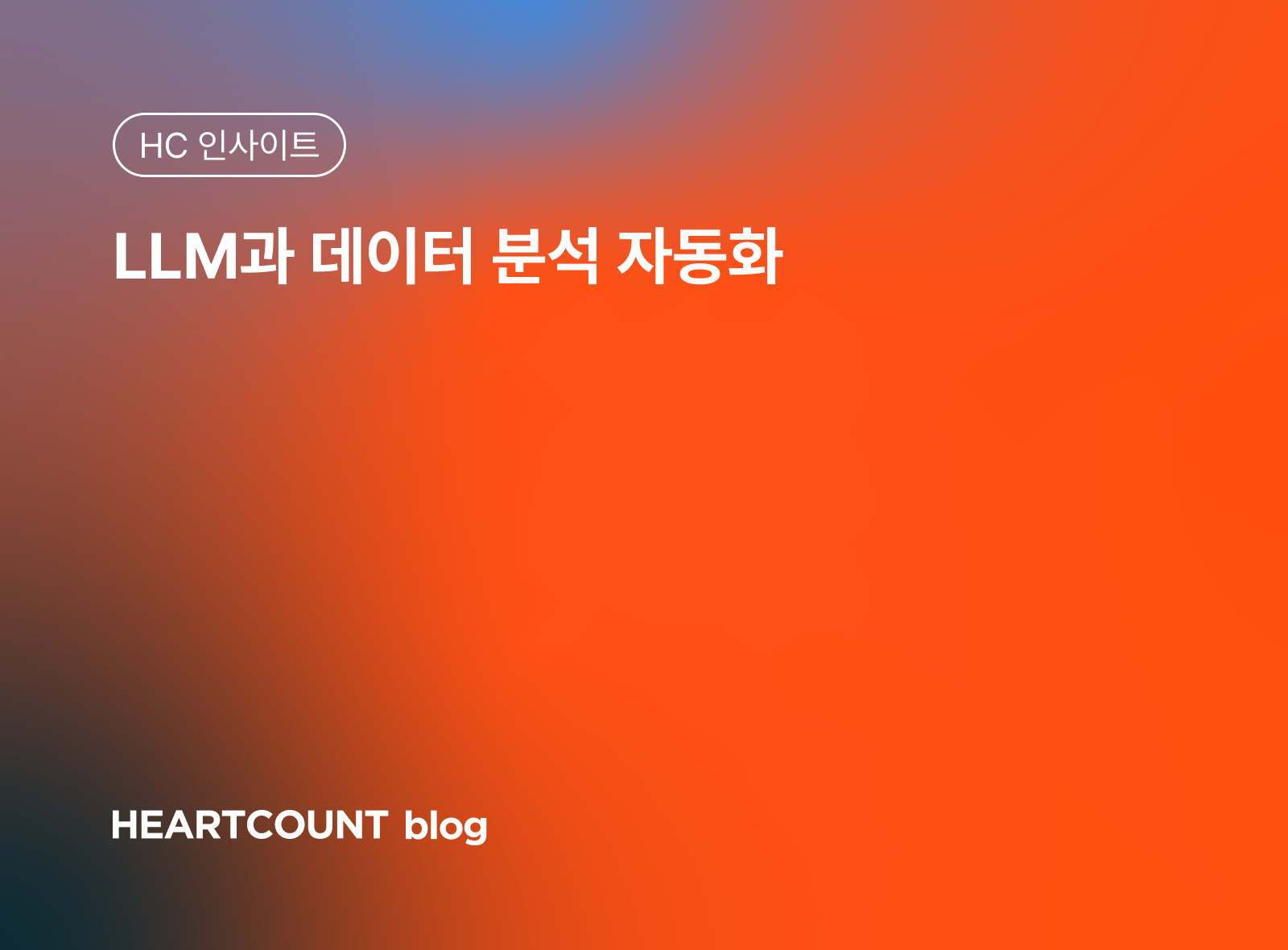 LLM과 데이터 분석 자동화